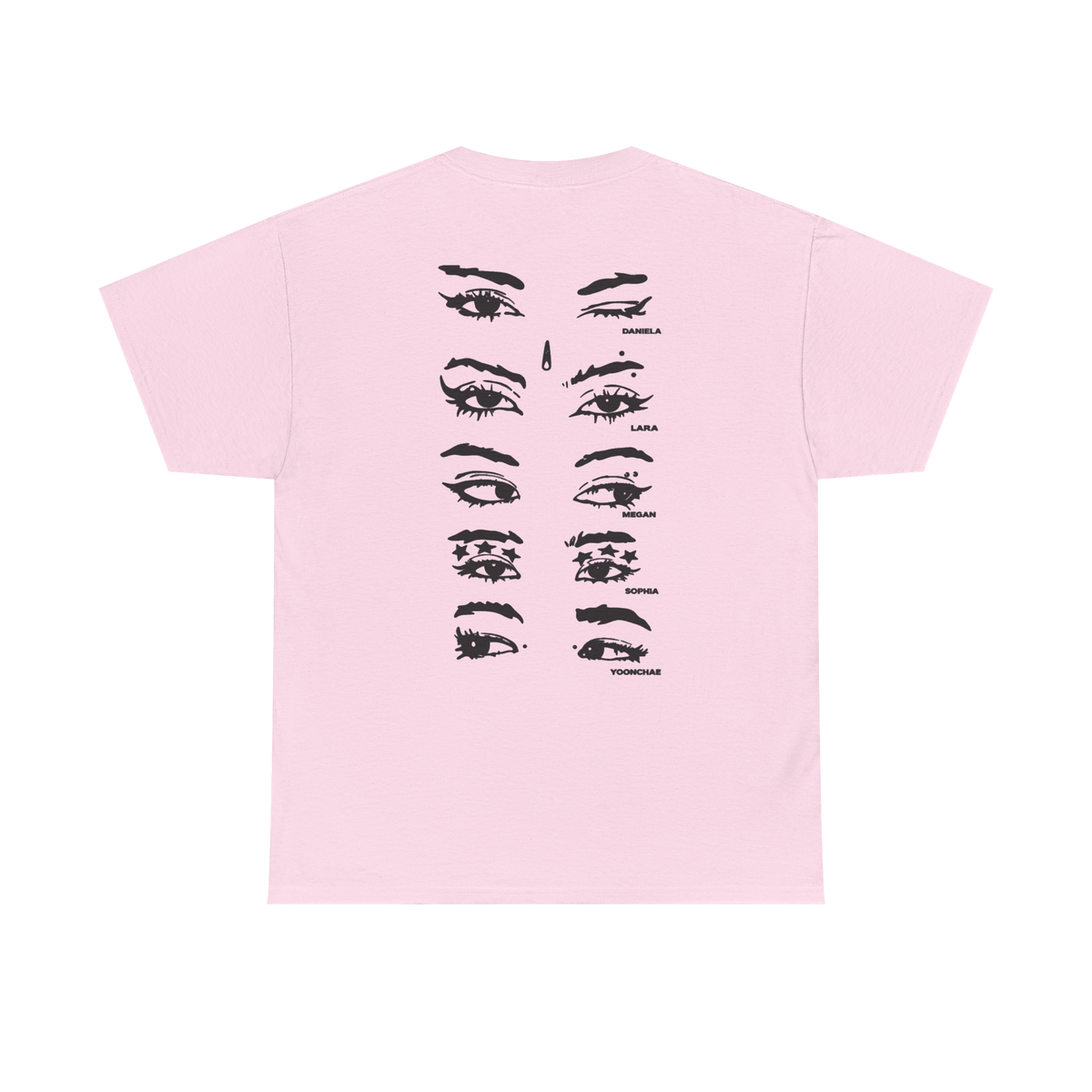 KATSEYE Merch – WILDWORLD Eyes Pink T-Shirt