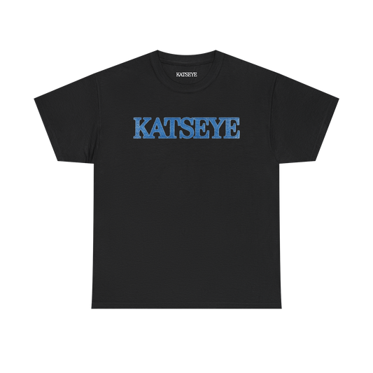 KATSEYE Merch – KATSEYE Denim Logo Black T-Shirt