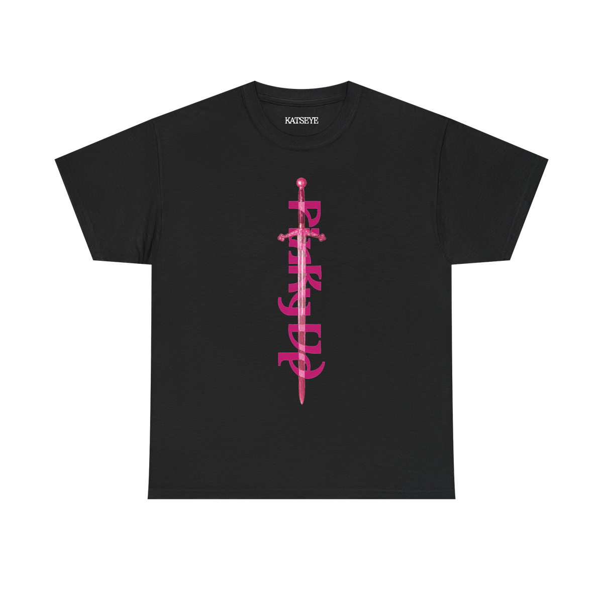 KATSEYE Merch – PINKY UP Black T-Shirt
