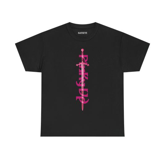 KATSEYE Merch – PINKY UP Black T-Shirt