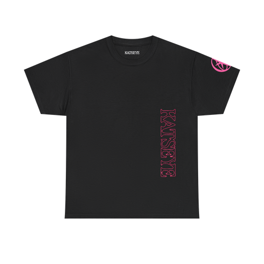 KATSEYE Merch – Stitched Like Logo Black T-Shirt